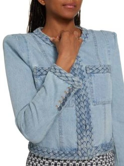 Veronica Beard Arrowe Braided Denim Jacket -Veronica Beard shop unnamed file 1004
