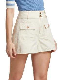 Veronica Beard Abigail High-Rise Cotton Shorts 12 Veronica Beard Abigail High-Rise Cotton Shorts -Veronica Beard shop unnamed file 1023