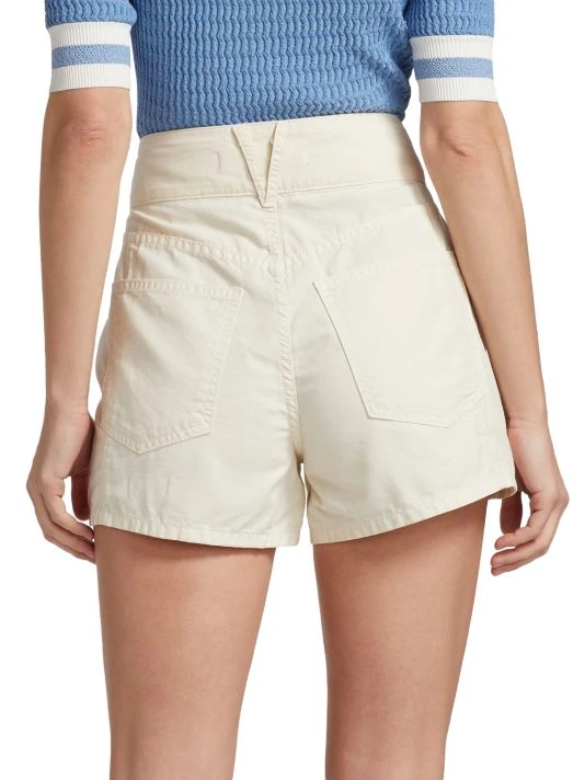 Veronica Beard Abigail High-Rise Cotton Shorts 7 Veronica Beard Abigail High-Rise Cotton Shorts - Image 5