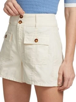 Veronica Beard Abigail High-Rise Cotton Shorts 14 Veronica Beard Abigail High-Rise Cotton Shorts -Veronica Beard shop unnamed file 1025