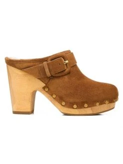 Veronica Beard Dacey Suede Mule Clogs