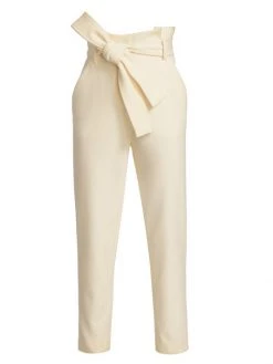Veronica Beard Seta Slim Cropped Pants