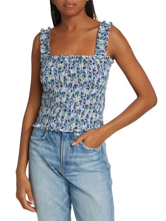 unnamed-file-1066.jpg Veronica Beard Averie Smocked Tank Top -Veronica Beard shop unnamed file 1066
