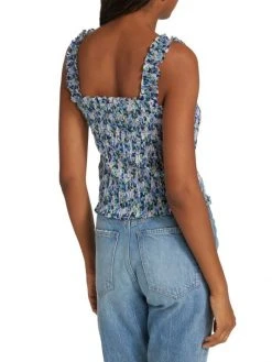 Veronica Beard Averie Smocked Tank Top 6 Veronica Beard Averie Smocked Tank Top -Veronica Beard shop unnamed file 1068