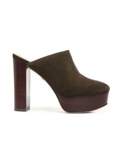 Veronica Beard Maren Suede Platform Mules