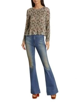 Veronica Beard Lewin Pleated Floral Top 10 Veronica Beard Lewin Pleated Floral Top -Veronica Beard shop unnamed file 1129