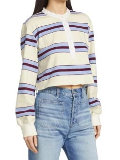 Veronica Beard Indri Cropped Rugby Top 12 Veronica Beard Indri Cropped Rugby Top -Veronica Beard shop unnamed file 1138