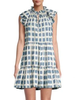 Veronica Beard Zee Tiered Dress -Veronica Beard shop unnamed file 1144