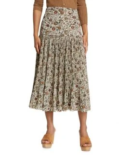 Veronica Beard Levine Pleated Floral Skirt 11 Veronica Beard Levine Pleated Floral Skirt -Veronica Beard shop unnamed file 119