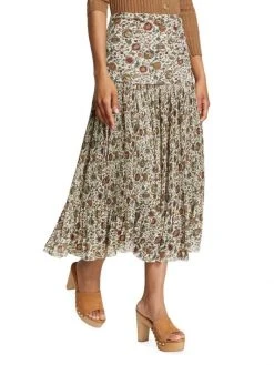 Veronica Beard Levine Pleated Floral Skirt 12 Veronica Beard Levine Pleated Floral Skirt -Veronica Beard shop unnamed file 120