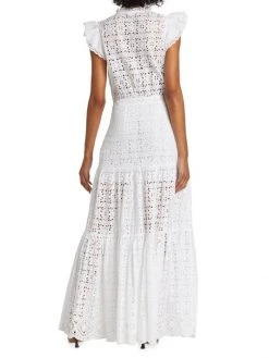 Veronica Beard Satori Eyelet Cap-Sleeve Dress 6 Veronica Beard Satori Eyelet Cap-Sleeve Dress -Veronica Beard shop unnamed file 1245