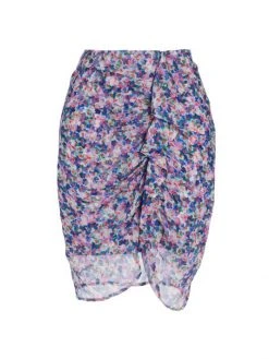 Veronica Beard Spencer Ruffle Silk Skirt