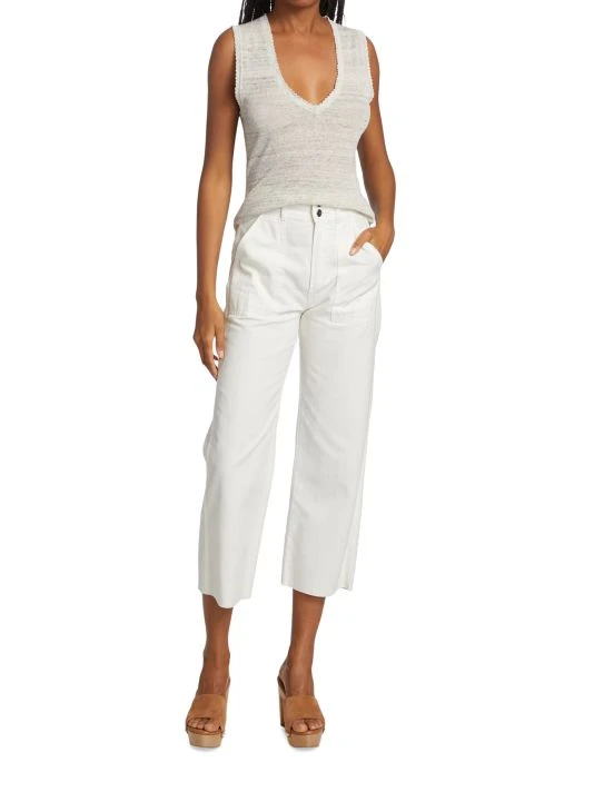 Veronica Beard Shaz Linen-Blend Knit Tank 4 Veronica Beard Shaz Linen-Blend Knit Tank - Image 2