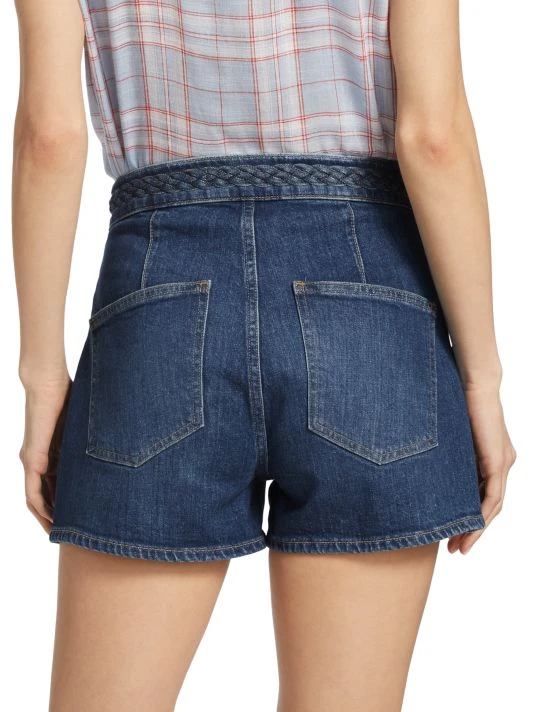 Veronica Beard Sophie Braided Stretch Denim Short 7 Veronica Beard Sophie Braided Stretch Denim Short - Image 5