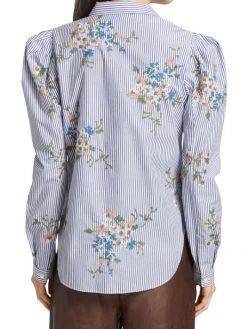 Veronica Beard Signy Embroidered Striped Cotton Shirt 13 Veronica Beard Signy Embroidered Striped Cotton Shirt -Veronica Beard shop unnamed file 1280