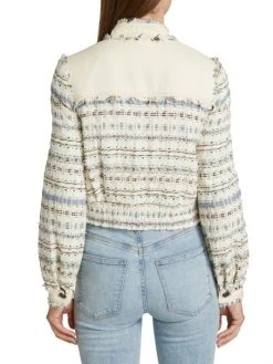 Veronica Beard Darren Cropped Tweed Jacket -Veronica Beard shop unnamed file 1313