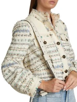 Veronica Beard Darren Cropped Tweed Jacket -Veronica Beard shop unnamed file 1314