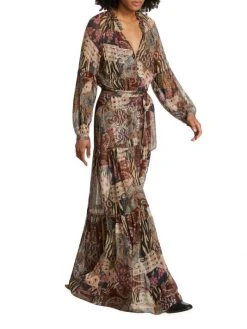 Veronica Beard Isra Printed Silk Maxi Dress 12 Veronica Beard Isra Printed Silk Maxi Dress -Veronica Beard shop unnamed file 1319