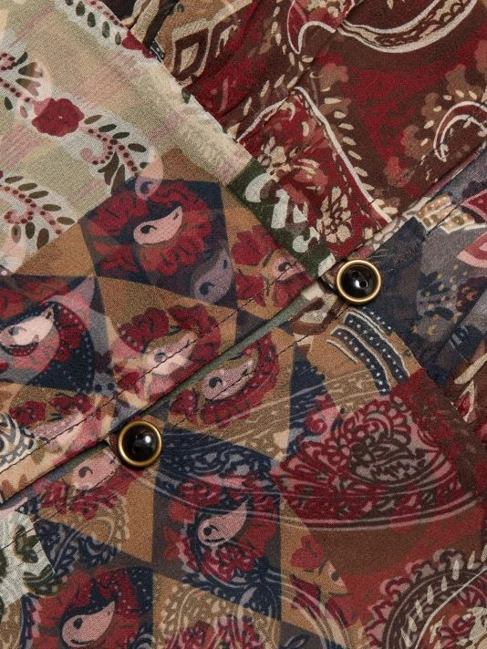 Veronica Beard Isra Printed Silk Maxi Dress 9 Veronica Beard Isra Printed Silk Maxi Dress - Image 7