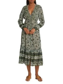 Veronica Beard Kameya Midi Dress -Veronica Beard shop unnamed file 1331