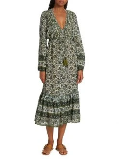 Veronica Beard Kameya Midi Dress -Veronica Beard shop unnamed file 1332