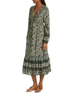 Veronica Beard Kameya Midi Dress -Veronica Beard shop unnamed file 1333