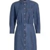 Veronica Beard Keston Snap-Front Denim Shirtdress -Veronica Beard shop unnamed file 1370