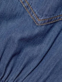 Veronica Beard Keston Snap-Front Denim Shirtdress -Veronica Beard shop unnamed file 1376