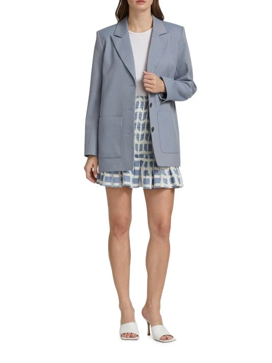 Veronica Beard Aloya Smocked Miniskirt 4 Veronica Beard Aloya Smocked Miniskirt - Image 2