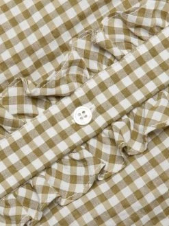 Veronica Beard Tenille Gingham Cotton-Blend Button-Front Shirt -Veronica Beard shop unnamed file 1401