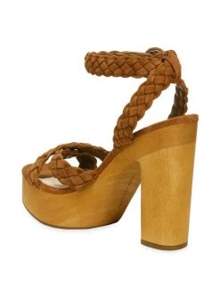 Veronica Beard Gael Suede Braided Ankle-Strap Platform Sandals -Veronica Beard shop unnamed file 1436