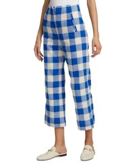 Veronica Beard Dova Checked Cropped Pants 5 Veronica Beard Dova Checked Cropped Pants -Veronica Beard shop unnamed file 1442