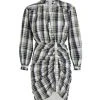 Veronica Beard Vilette Plaid Cotton-Blend Shirtdress -Veronica Beard shop unnamed file 145