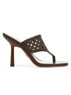 Veronica Beard Abita Woven Leather Sandals