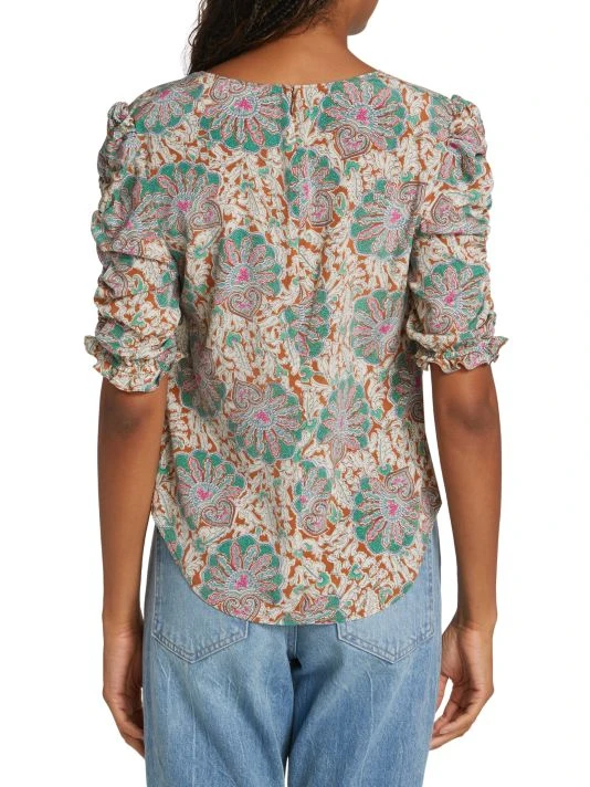 Veronica Beard Henrieta Paisley Top 7 Veronica Beard Henrieta Paisley Top - Image 5