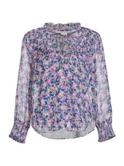 Veronica Beard Mertie Silk Blouse