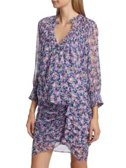 Veronica Beard Mertie Silk Blouse -Veronica Beard shop unnamed file 1479