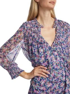 Veronica Beard Mertie Silk Blouse -Veronica Beard shop unnamed file 1481
