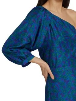 Veronica Beard Lyric One-Shoulder Silk Top -Veronica Beard shop unnamed file 1488
