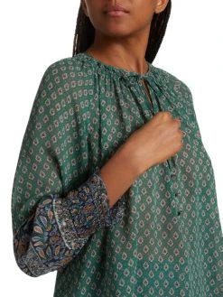 Veronica Beard Amato Paisley Silk Top -Veronica Beard shop unnamed file 157