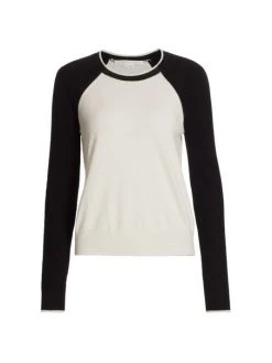 Veronica Beard Abertina Raglan Sweater Black Ivory 8 Veronica Beard Abertina Raglan Sweater Black Ivory -Veronica Beard shop unnamed file 1580
