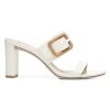 Veronica Beard Galoma Raffia Buckle Snakeskin-Embossed Leather Mules White -Veronica Beard shop unnamed file 1610