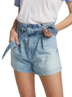 Veronica Beard Nori Paperbag Denim Shorts -Veronica Beard shop unnamed file 1625