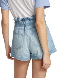 Veronica Beard Nori Paperbag Denim Shorts -Veronica Beard shop unnamed file 1627