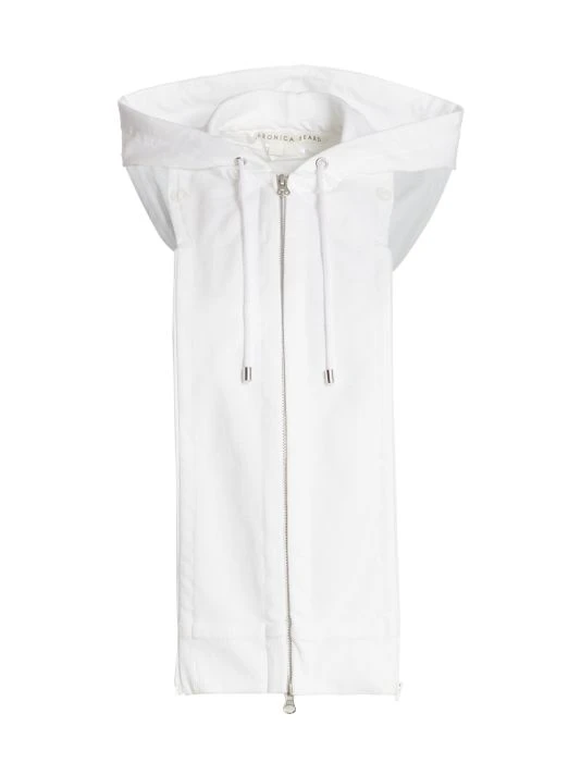Veronica Beard Hooded Dickey White 3 Veronica Beard Hooded Dickey White