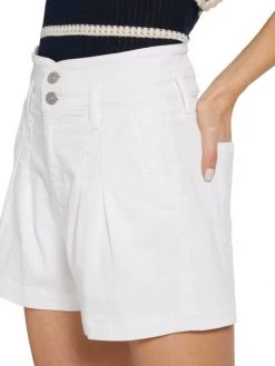 Veronica Beard Jaylen High-Rise Stretch Denim Shorts -Veronica Beard shop unnamed file 164