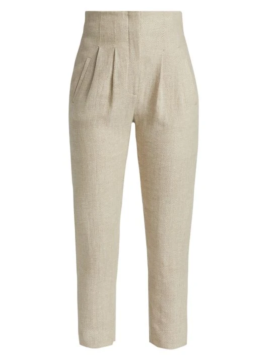 Veronica Beard Zeenat Linen Cropped Pants 3 Veronica Beard Zeenat Linen Cropped Pants