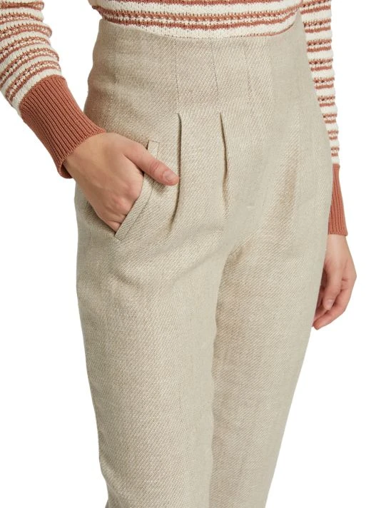 Veronica Beard Zeenat Linen Cropped Pants 8 Veronica Beard Zeenat Linen Cropped Pants - Image 6