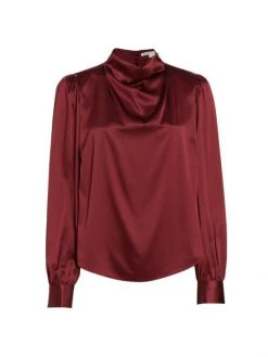 Veronica Beard Shane Stretch Silk Top