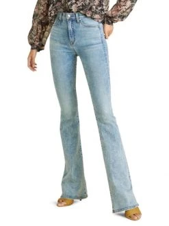 Veronica Beard Beverly High-Rise Skinny Flare Jeans